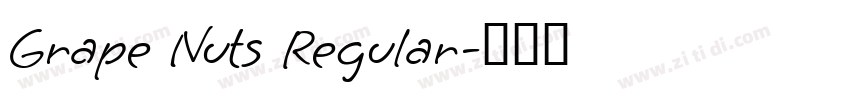 Grape Nuts Regular字体转换